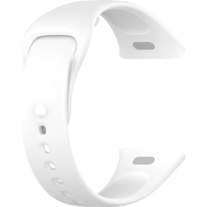 Xiaomi Redmi Watch 3 Kordon Strap Kançalı Model Uyumlu Silikon Beyaz