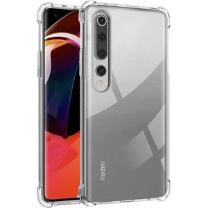 Smart Tech Xiaomi Mi 10 Shock Absorbing Darbe Emicili Şeffaf Silikon Kılıf