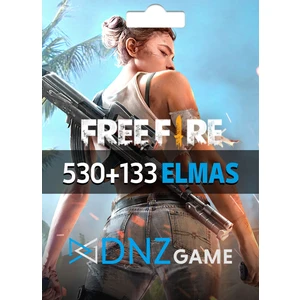 Dnz Game Garena Free Fire 530 + 133 Elmas Tr-Eu