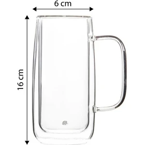 Glory D. Wall Çift Cidarlı Kulplu Byk Bardak 2Lİ450 ml 500.01.01.7794