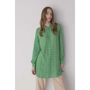 Regular Fit Etnik Desenli Viskon Gömlek Tunik Z2042AZ23SP