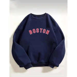 Unisex Boston Baskılı Oversize Sweatshirt10
