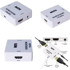 HDMI To Hdmi+Audio Ses Ayırıcı 3.5 mm Jack