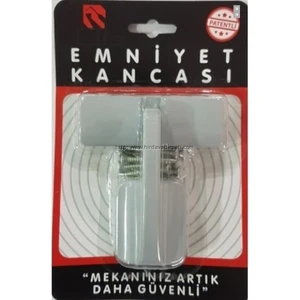 Pimapen Alüminyum Kapılar İçin Hırsızlara Karşı Levyeyle Açılmayı Önleyici Lüks Emniyet Kancası Kilidi - Gri