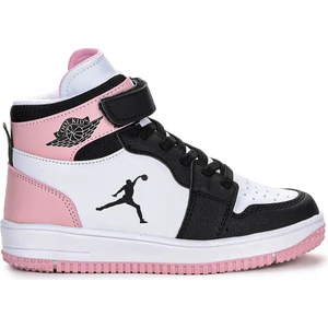 Kiko Kids Haykat Cırtlı Basketbol Erkek/kız Çocuk Spor Ayakkabı Siyah - Pudra