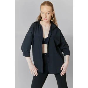 Oversize Uzun Basic Gömlek10