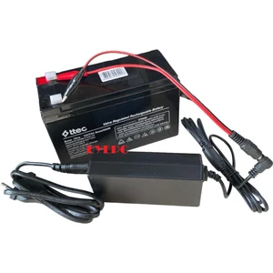 Pilsan Uyumlu 12 Volt Aküler Için + 3.5 Amper Şarj Şarz Adaptör+Akü Set