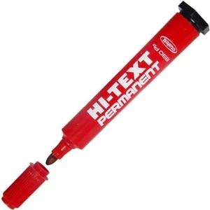 Yuvarlak Uçlu Kırmızı Markör Koli Kalemi 12LI Paket