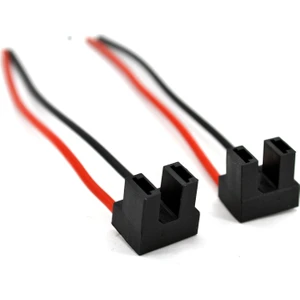 2 Adet H7 Ampul Duy Far Fişi 1.5mm Kablolu Soket Mesa