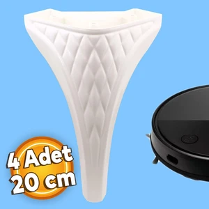 Petek Lüks Mobilya Kanepe Konsol Sehpa Tv Ünitesi Koltuk Puf Ayağı Ayakları 20 cm 4 Adet