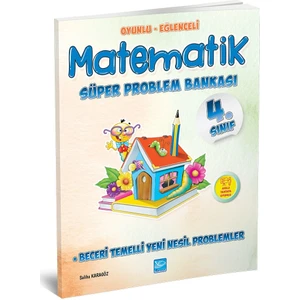 Karaca Eğitim Yayınları 4. Sınıf Oyunlu-Eğlenceli Matematik Süper Problem Bankası