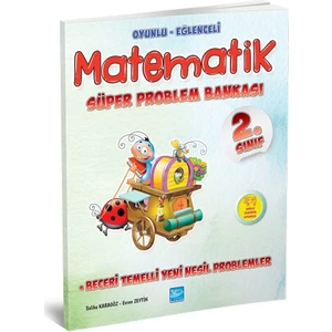 Karaca Eğitim Yayınları 2. Sınıf Oyunlu-Eğlenceli Matematik Süper Problem Bankası