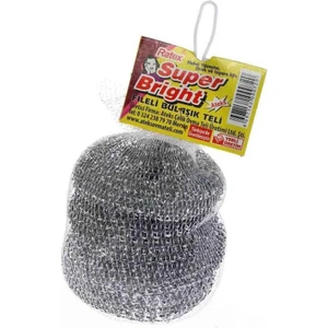 Super Bright Bulaşık Teli Fileli 4'lü