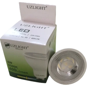 5W Led Ampul Gu10 Duy Beyaz Işık 6500K 10 Adet