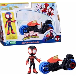 Marvel Spider-Man Spider And His Amazing Friends Motosiklet ve Figür Morales Marvel Spider-Man  F7460