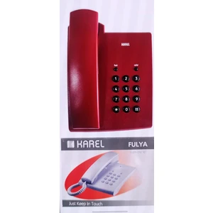 Fulya Masa Telefonu Bordo Renk