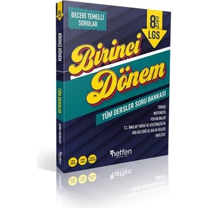 Netfen Yayınları 8.sınıf 1.dönem Soru Bankası