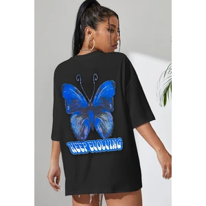 Unisex Butterfly Baskılı T-Shirt