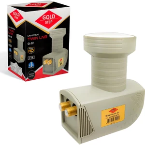 Gold Step Lnb Ikili (Twın) 0.1db 3D Fhd Gold Step Gl-02