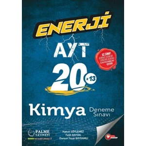 Palme Yayıncılık AYT Kimya 20 x 13 Deneme Sınavı