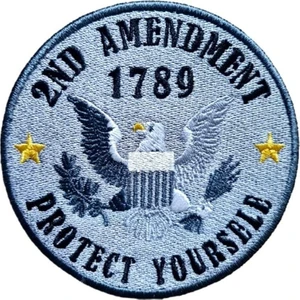 2nd Amendment Askeri Patch Yama Havacı Peç- Peç
