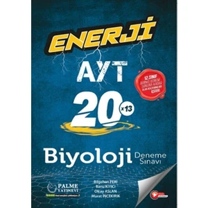 Palme Yayıncılık AYT Biyoloji 20 x 13 Deneme Sınavı