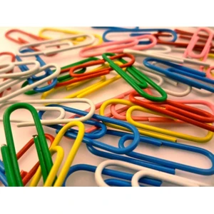 150 Adet Renkli Ataş Plastik Kaplamalı Ataç Kıstırgaç