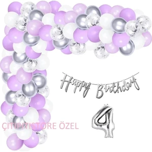 Lüks Doğum Günü Balon Seti