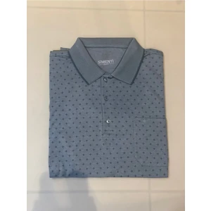 Blues Moda Erkek Yakalı Klasik Kısa Kol Cepli Tişört