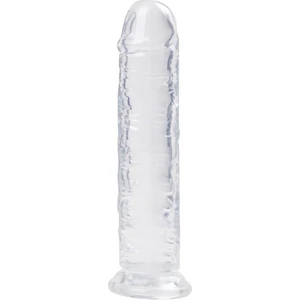 Cupid Shop  Jelly Clear Ultra Yumuşak Dokulu Dildo Testissiz Jel Dokulu Realistik Penis 22 cm - Şeffaf