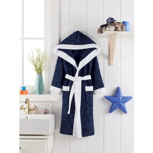 Z&n Style Lüks Jakarlı Bukle Kapüşonlu Çocuk Bornozu "özel Kutusunda"