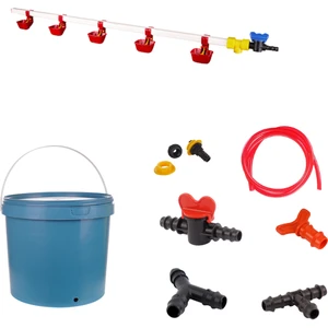 Tavpet Nipel Tavuk Suluğu 20 Lt Depolu Dilli Çanaklı  (Set/23)