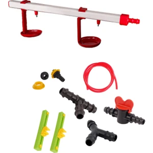 Tavpet Ekonomik Nipel Suluk Montaj Aparatlı 40 cm Askılı Çanaklı
