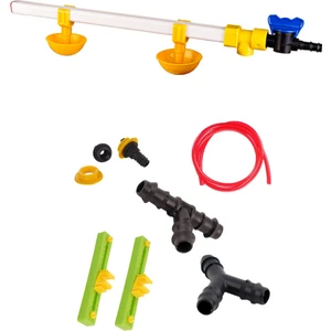 Tavpet Nipel Suluk Sistemi Montaj Aparatlı Yaylı Çanaklı Civciv Nipeli 40 cm