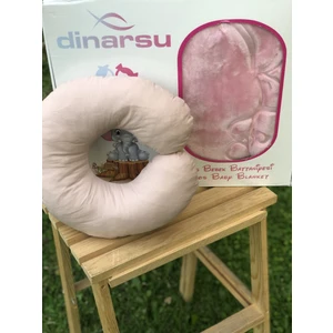 Embos Boyun Yastığı Hediyeli Kadife Dokulu Bebek Battaniyesi