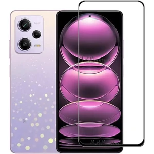 M.TK Moveteck Xiaomi Redmi Note 12 5g Uyumlu Tam Kaplar 5d Kırılmac Cam Ekran Koruyucu Uzun Süreli Kullanım Tam Kaplama Vakum Kolay Uygulanır