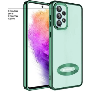 Samsung Galaxy A32 Kılıf Zebana Glint Silikon Kılıf Yeşil