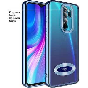 Xiaomi Redmi Note 8 Pro Kılıf Zebana Glint Silikon Kılıf Açık Mavi