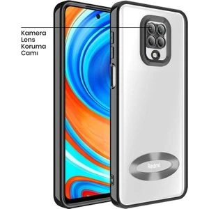 Xiaomi Redmi Note 9 Pro Max Kılıf Zebana Glint Silikon Kılıf Siyah