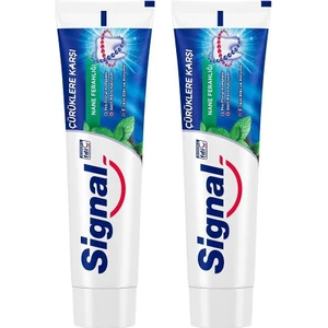 Signal Beyaz Güç Nane Ferahlığı Diş Macunu 100 ml - 2 Adet