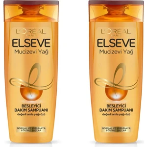 Elseve şampuan 450 ml Mucizevi Yağ 2 Adet