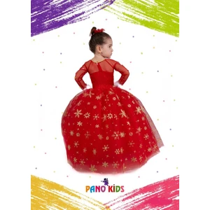 PANO KİDS Elsa Kabarık Uzun Kollu