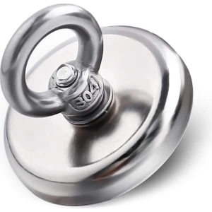 Dünya Magnet Magnet Fishing Neodyum Pot Mıknatıs, Çap 42MM, Kurtarma Mıknatısı