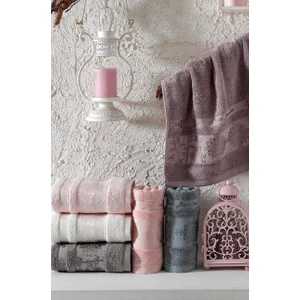 Z&N Style Miss Bamboo 50X90CM. Lüks Ihraç Malı El&yüz 6'lı Havlu Seti %70 Bambu Lifi Içerir (Özel Çantalı)