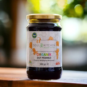 Soul Kitchen Organik Dut Pekmezi 380 gr (Soğuk Sıkım) (Şeker İlavesiz)