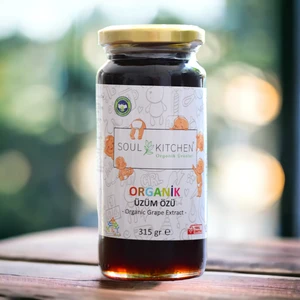 Soul Kitchen Organik Üzüm Özü 315 gr (Soğuk Sıkım) (Şeker İlavesiz)
