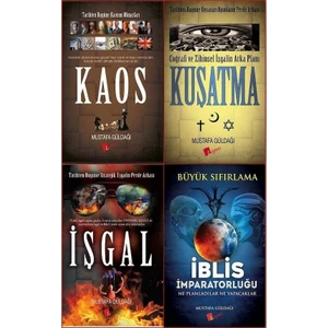 Kaos - Kuşatma - Işgal - Iblis Imparatorluğu Büyük Sıfırlama /  4 Kitap Set - Mustafa Güldağı