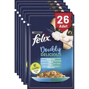 Çifte Lezzet Somon ve Sardalyalı 85 gr 26 Ad