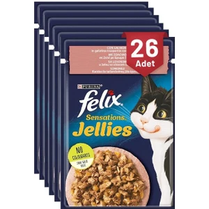 Sensation Somon & Karidesli Kedi Yaş Mama 85 gr 26 Ad
