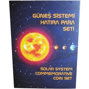 3Alp Koleksiyon Albümlü Güneş Sistemi Gezegenleri Hatıra Para Seti.